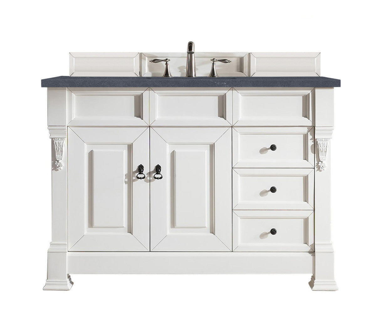 Brookfield 48" Single Vanity Cabinet, Bright White