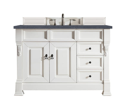 Brookfield 48" Single Vanity Cabinet, Bright White