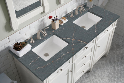 Brittany 60" Double Vanity in Bright White