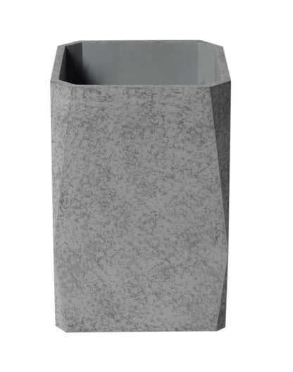 ALFI brand  ABCO1045 12" x 8" Concrete Gray Matte Waste Bin for Bathrooms