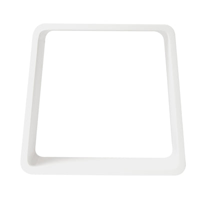 ALFI brand  ABST55 White Matte Solid Surface Resin Bathroom / Shower Stool