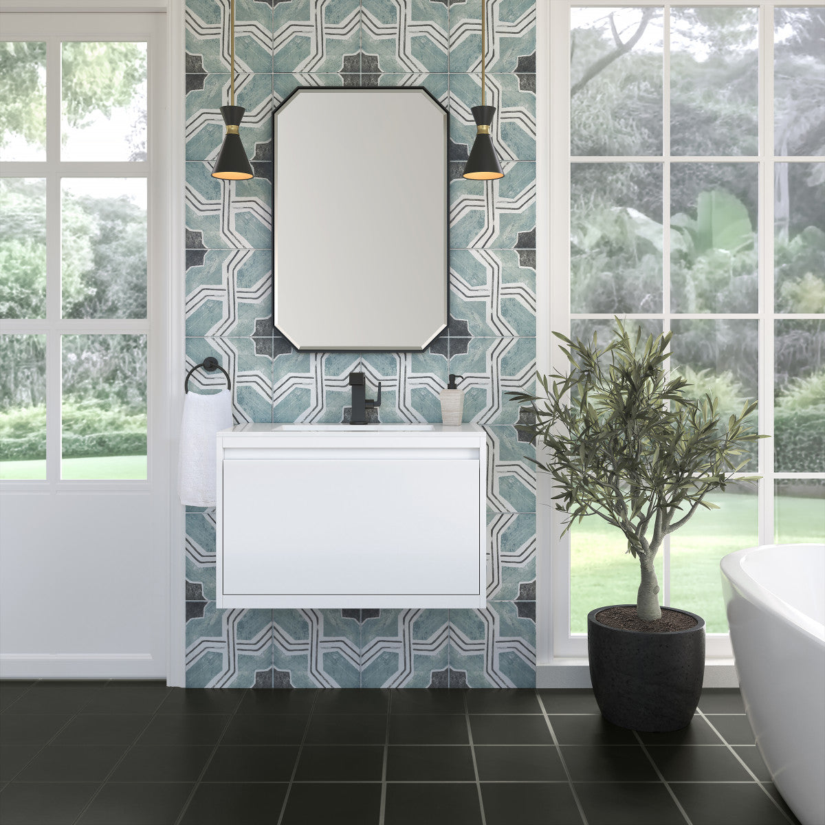 Mantova 31.5" Single Vanity Cabinet