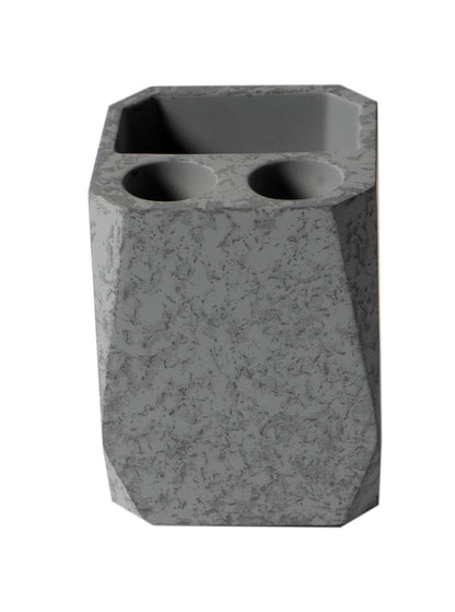 ALFI brand  ABCO1023 7 Piece Solid Concrete Gray Matte Bathroom Accessory Set