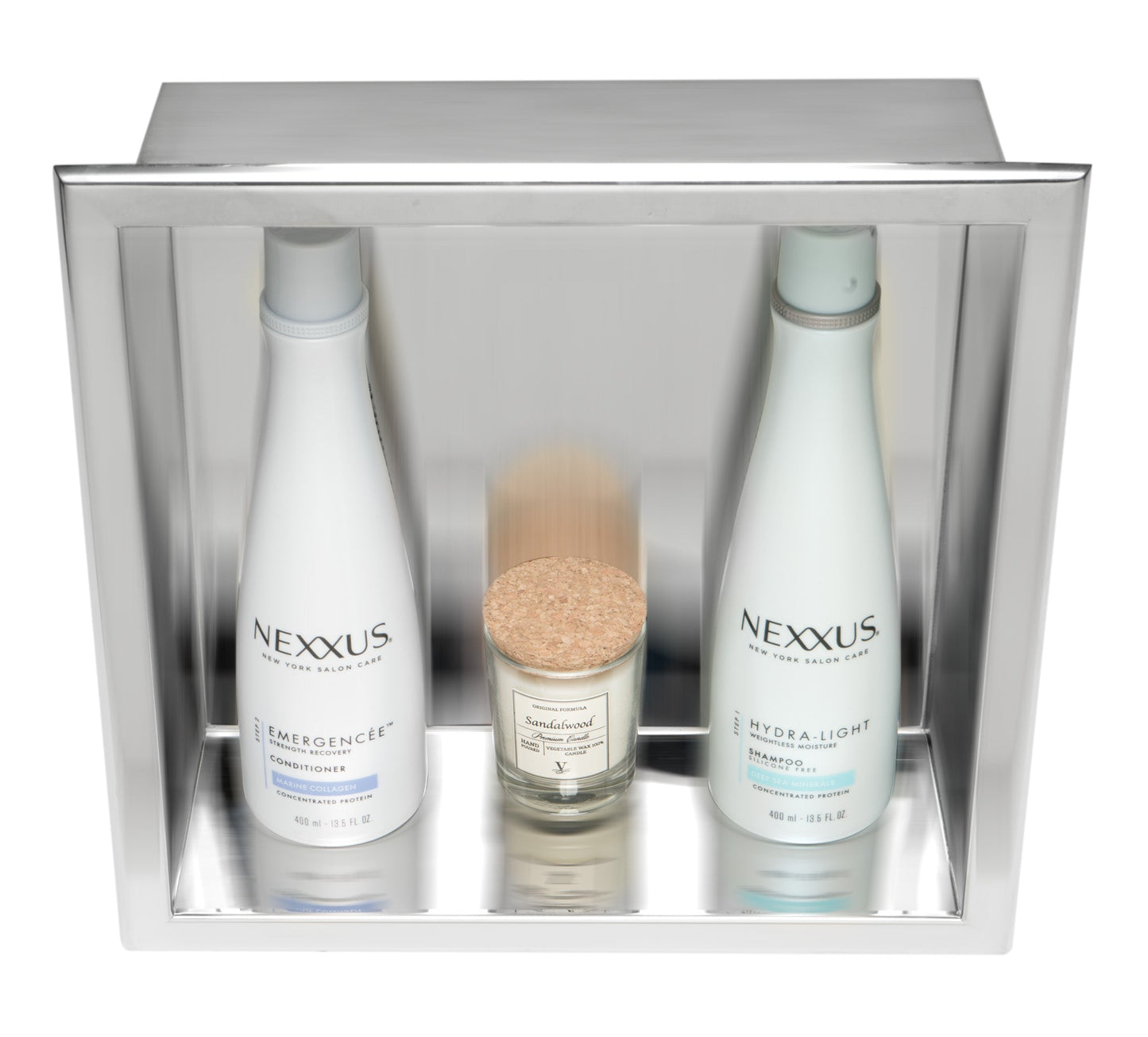 ALFI brand ABN1212 12 x 12 Square Single Shelf Bath Shower Niche