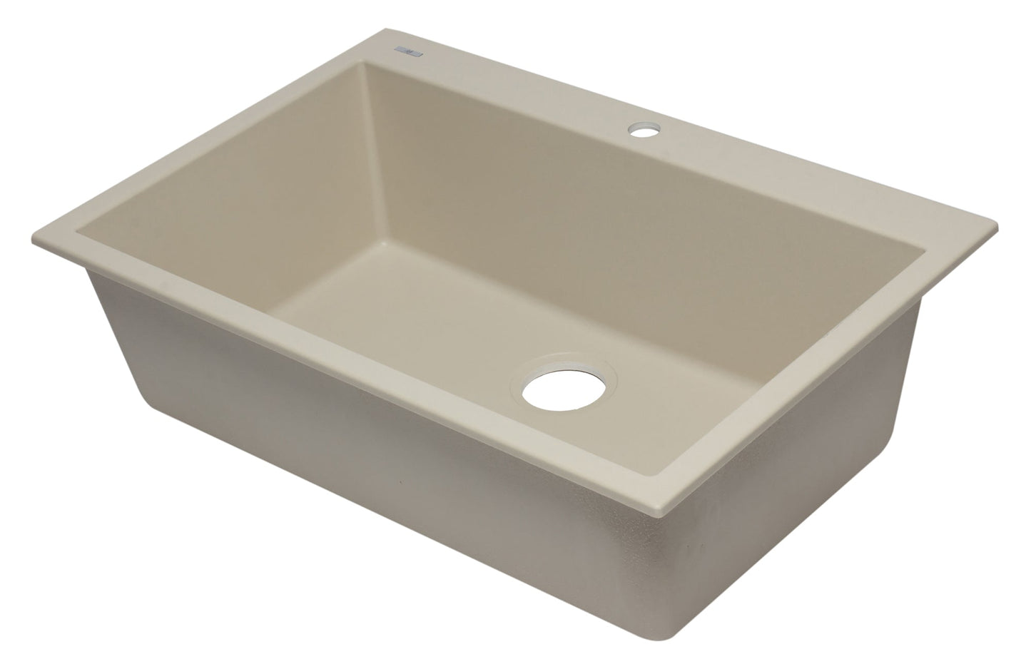 ALFI brand AB3322DI 33" Single Bowl Drop In Granite Composite Kitchen Sink