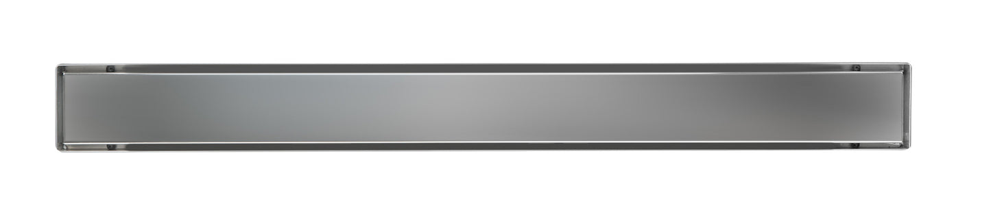 ALFI brand  ABLD24B-PSS 24" Modern Polished Stainless Steel Linear Shower Drain with Solid Cover