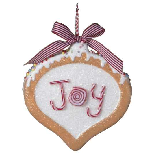 Joyful Gingerbread Cookie Ornament