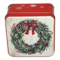 Wreath of Cheer Treat Tin - 4 Inch