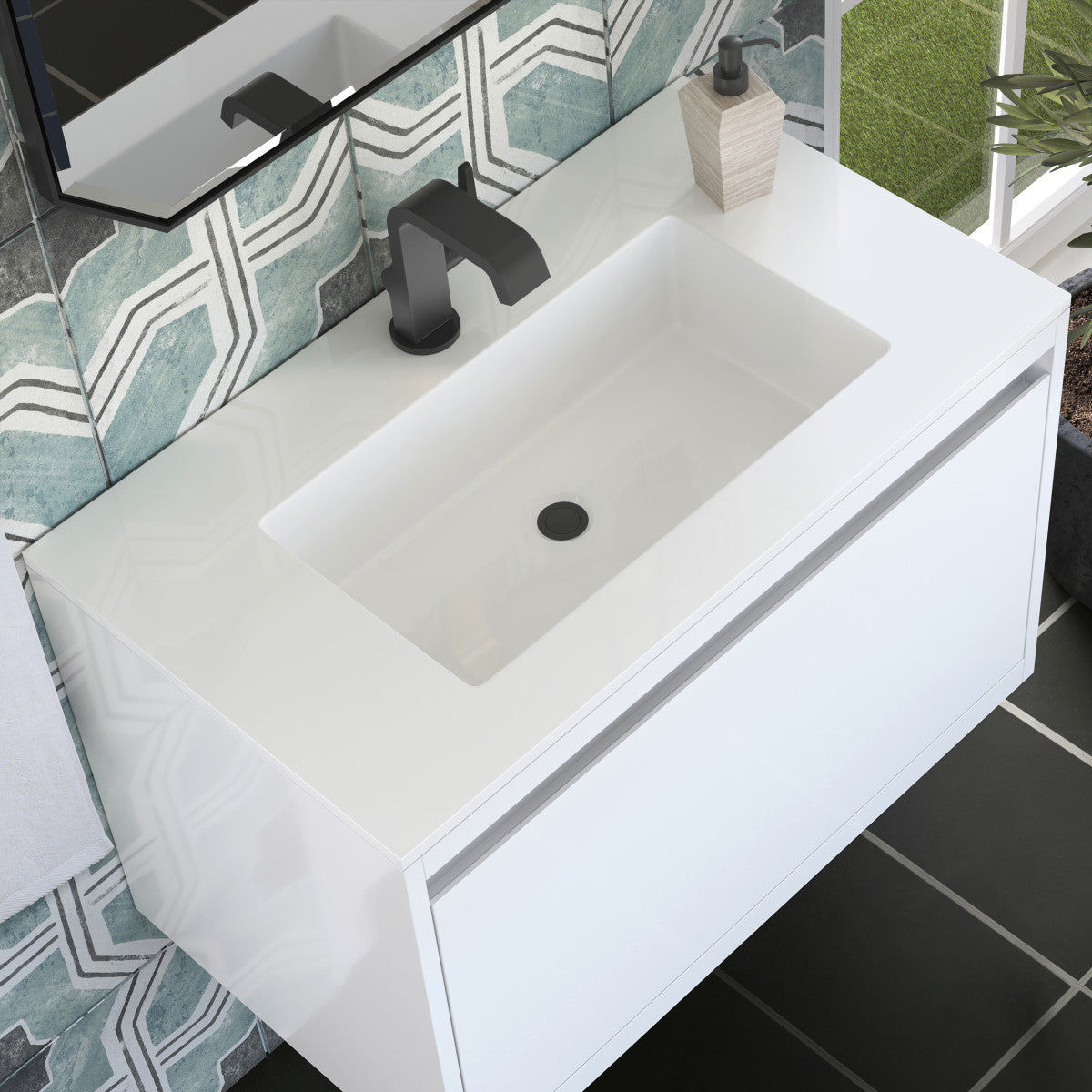Mantova 31.5" Single Vanity Cabinet