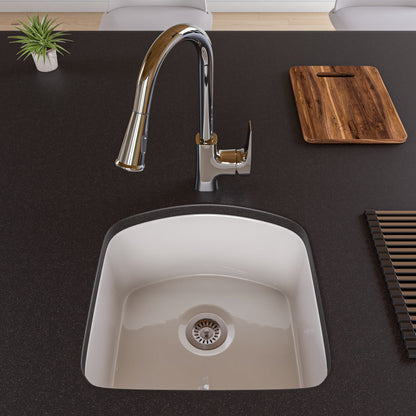 ALFI brand ABKF3889 Square Gooseneck Pull Down Kitchen Faucet