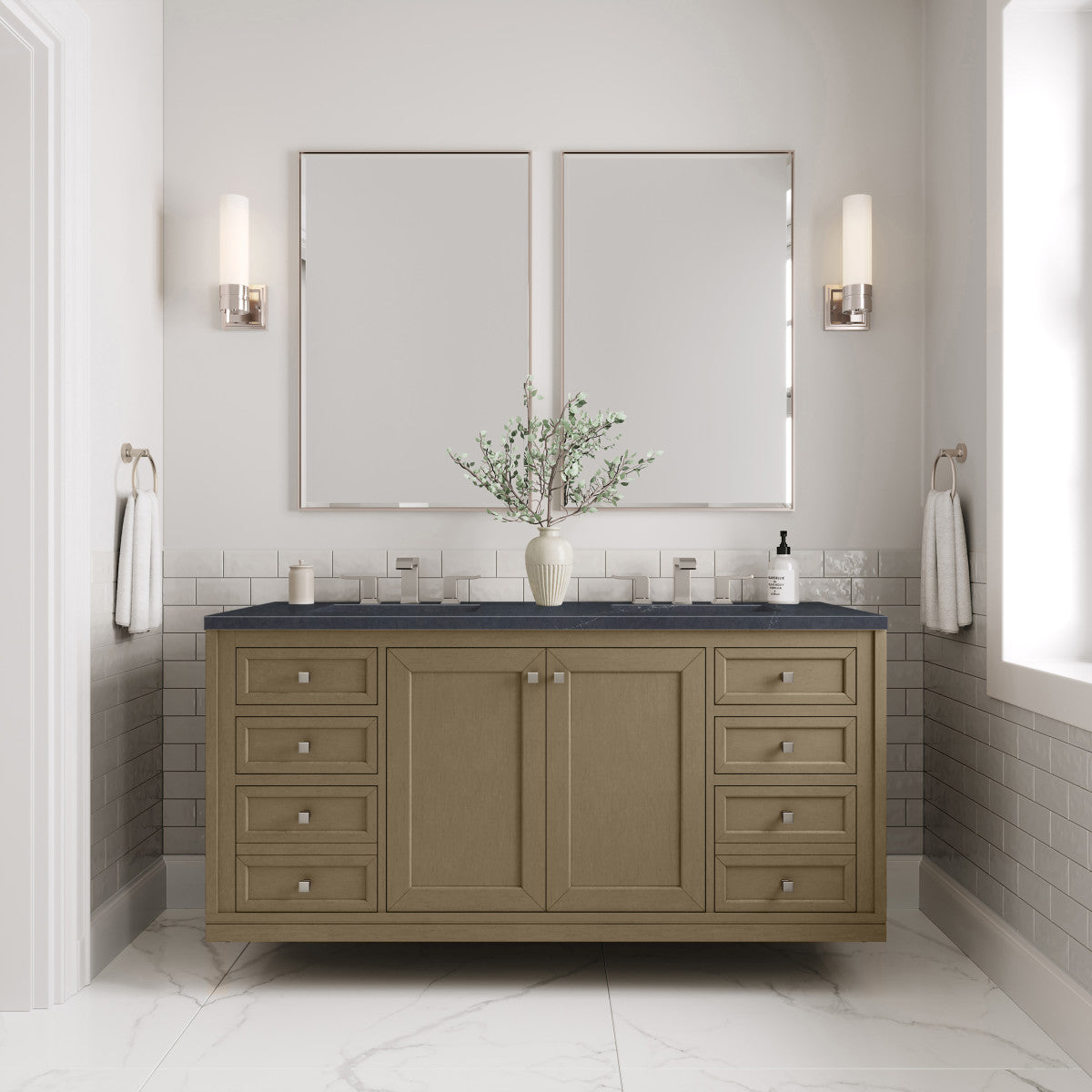 Chicago 60" Double Vanity