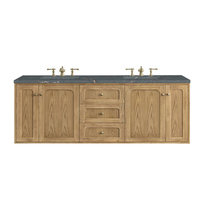 Laurent 72" Double Vanity Cabinet, Light Natural Oak