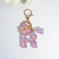 A–Z Personalized Butterfly Tassel Keychain – Custom Initial Gift for Women