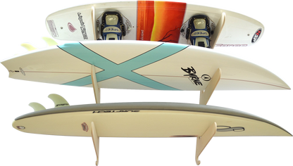 THE EXHIBITOR surfboard wall rack