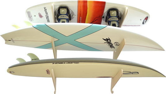 THE EXHIBITOR surfboard wall rack