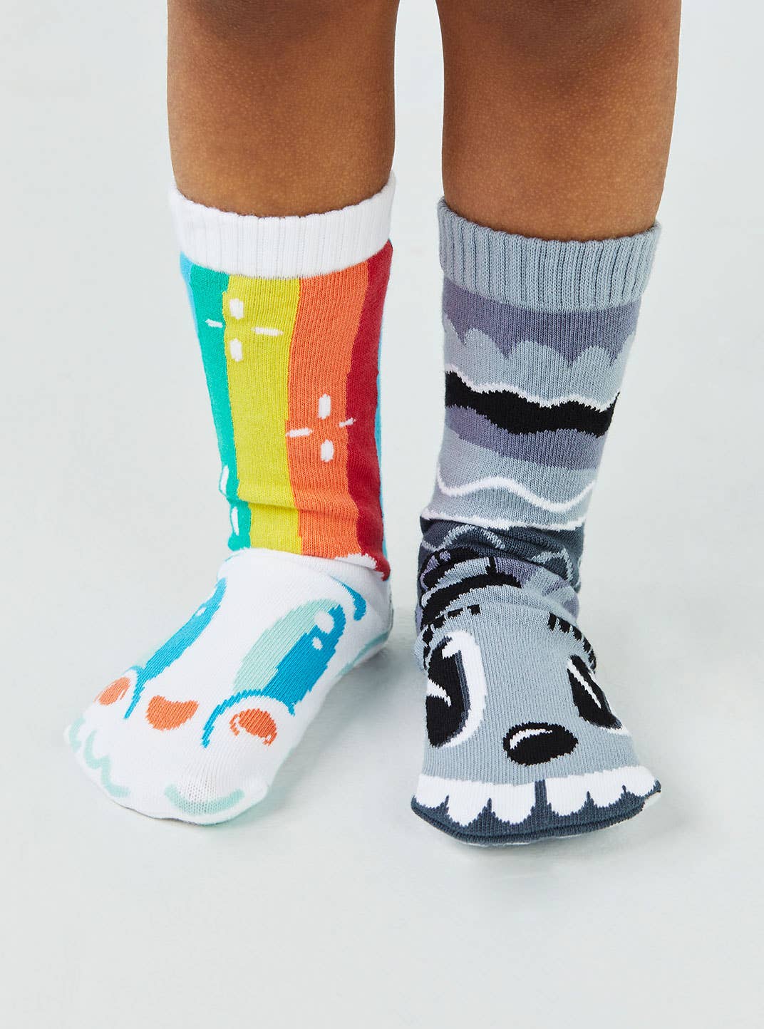 Rainbowface & Mr. Gray | Kids Socks | Mismatched Socks | Play | Kitchen + Metal