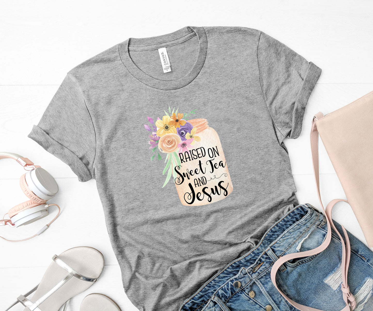 Raised on Sweet Tea and Jesus Tee