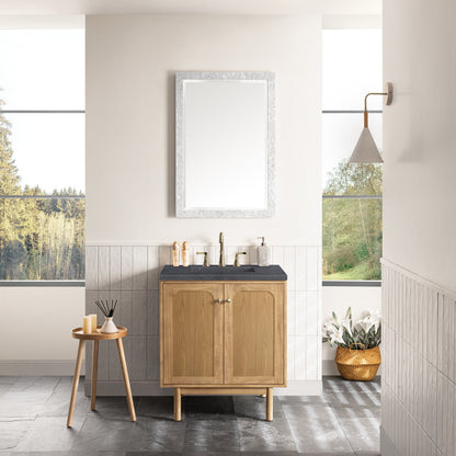 Laurent 30" Single Vanity Cabinet, Light Natural Oak