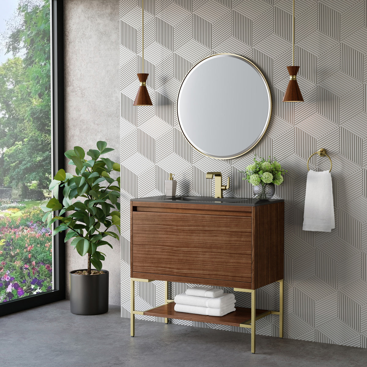 Mantova 35.4" Single Vanity Cabinet
