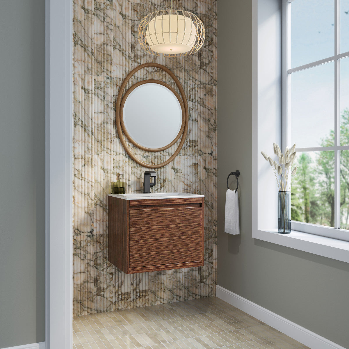Mantova 23.6" Single Vanity Cabinet