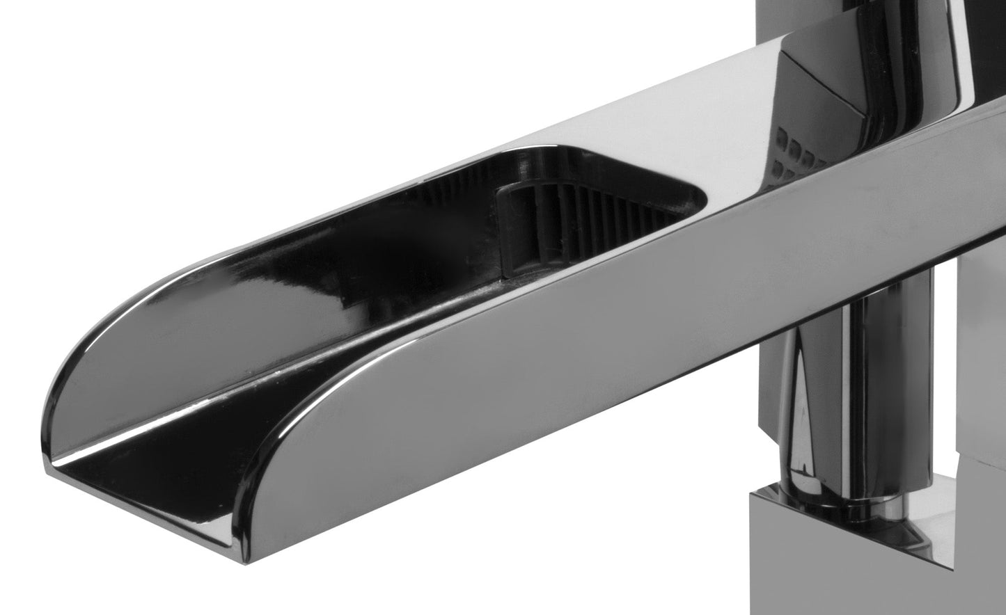ALFI brand AB2843 Single Hole Floor Mounted Waterfall Tub Filler