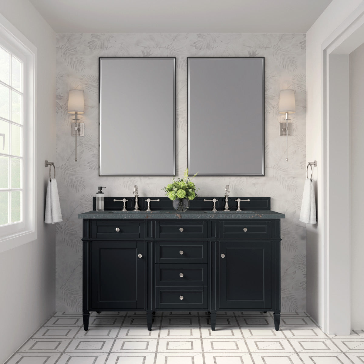 Brittany 60" Double Vanity Cabinet