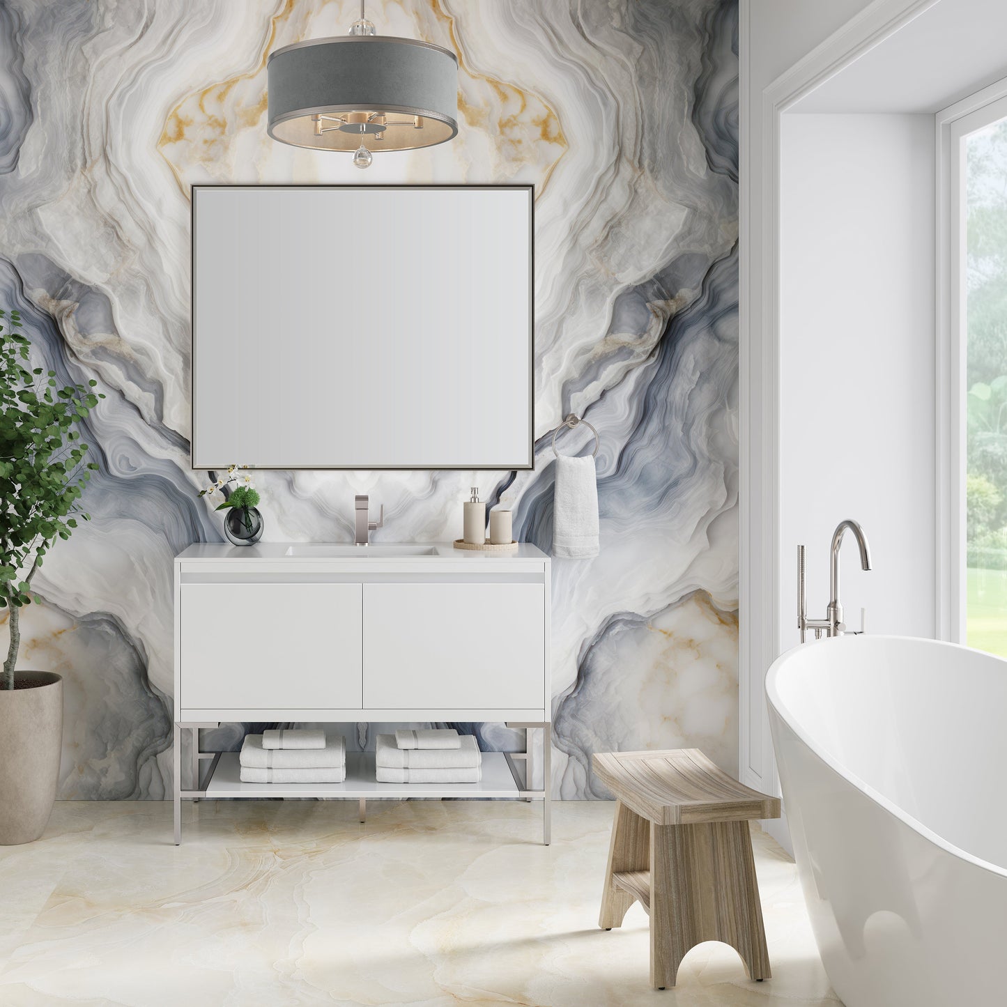 Mantova 47.3" Single Vanity Cabinet