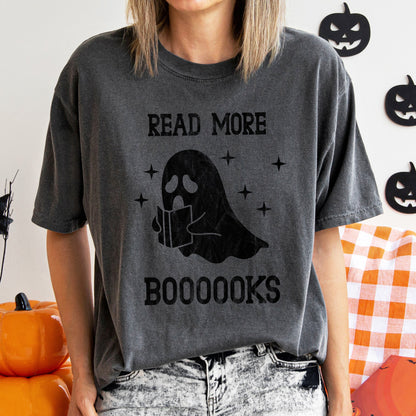 Read More Books Retro Halloween Comfort Colors Tshirt