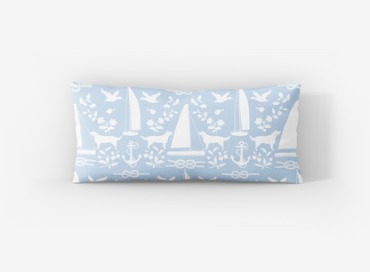 Sailboat Lumbar Pillow