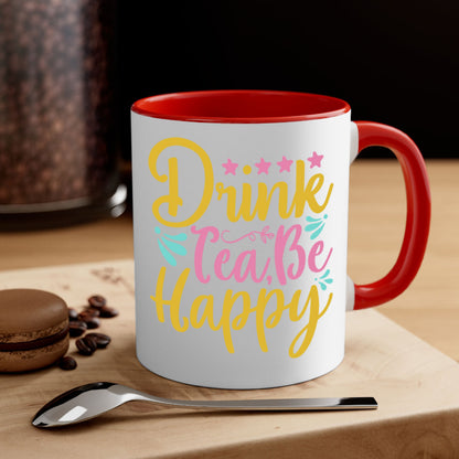 Drink tea be happy Style 67#- Summer-Mug / Coffee Cup