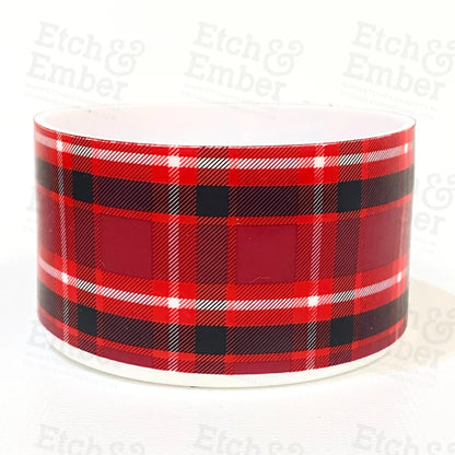 RED PLAID Tumbler Boot -fits 20-40oz