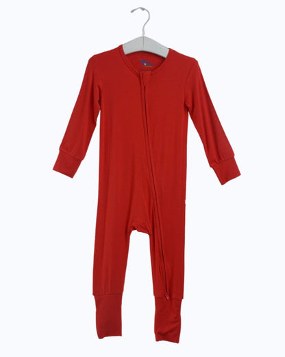 Red Bamboo Romper
