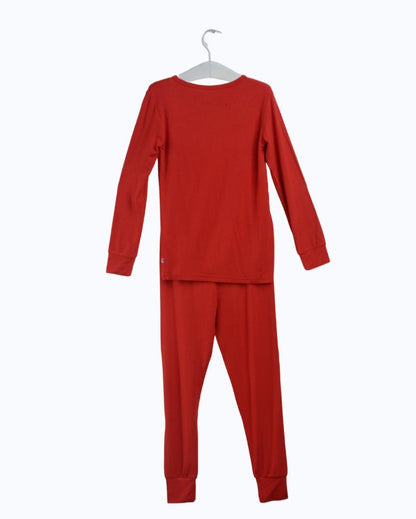 Red Bamboo Pajama Set