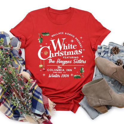 White Christmas Movie Poster, Super Soft Tshirt, Classic, Musical