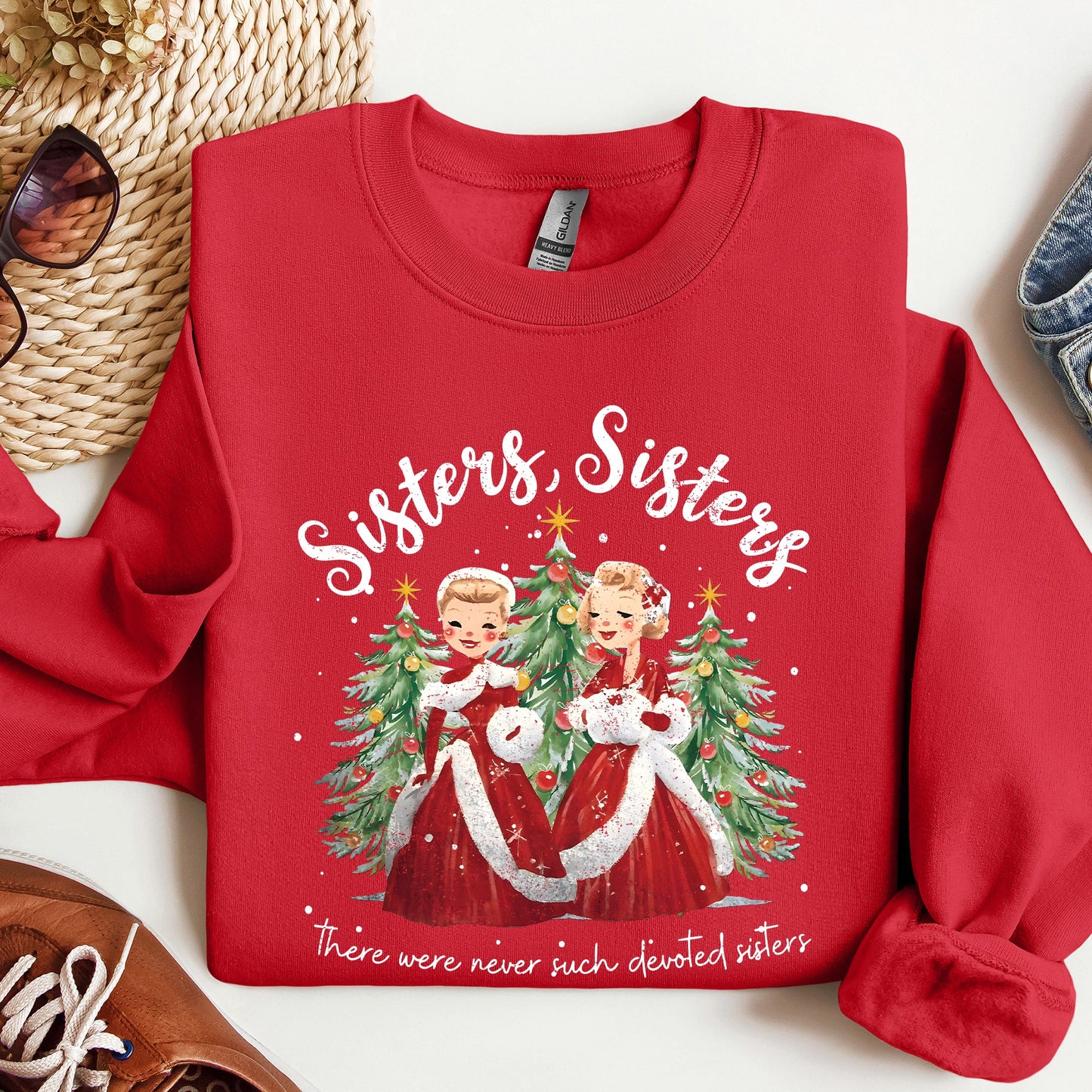 Sisters, White Christmas, Movie, Sweatshirt, Classic, Musical