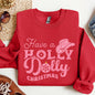 Holly Dolly Christmas, Country Music, Christmas Sweatshirt