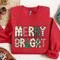 Merry And Bright, Trend, Gorgeous Christmas Sweatshirt