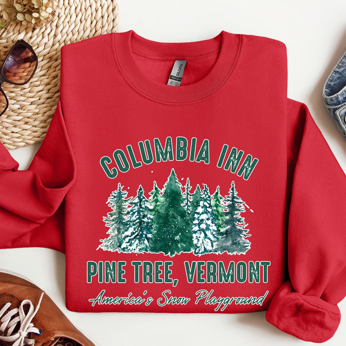 Columbia Inn, White Christmas Movie, Sweatshirt, Classic, Musical