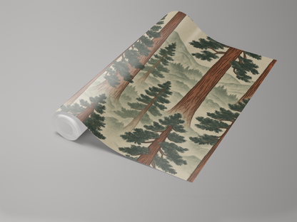 Redwoods in Kyoto Wallpaper