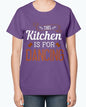 This kitchen is for dancing- Cooking-  Ladies T-Shirt