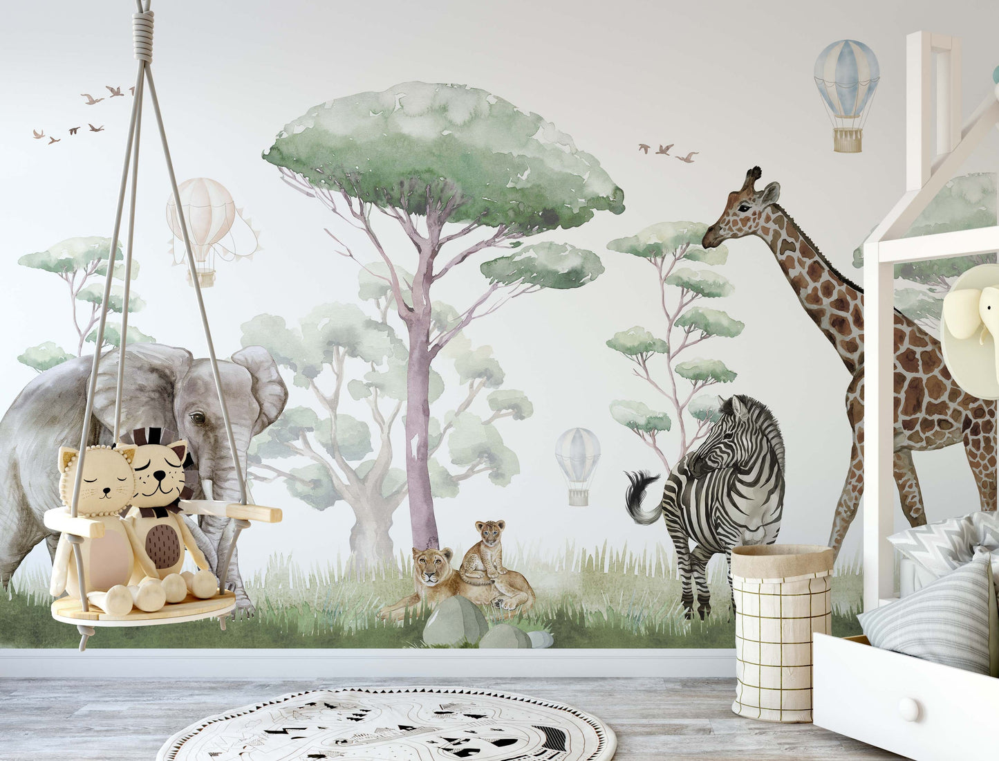 Savanna Adventure Wallpaper | Kitchen + Metal