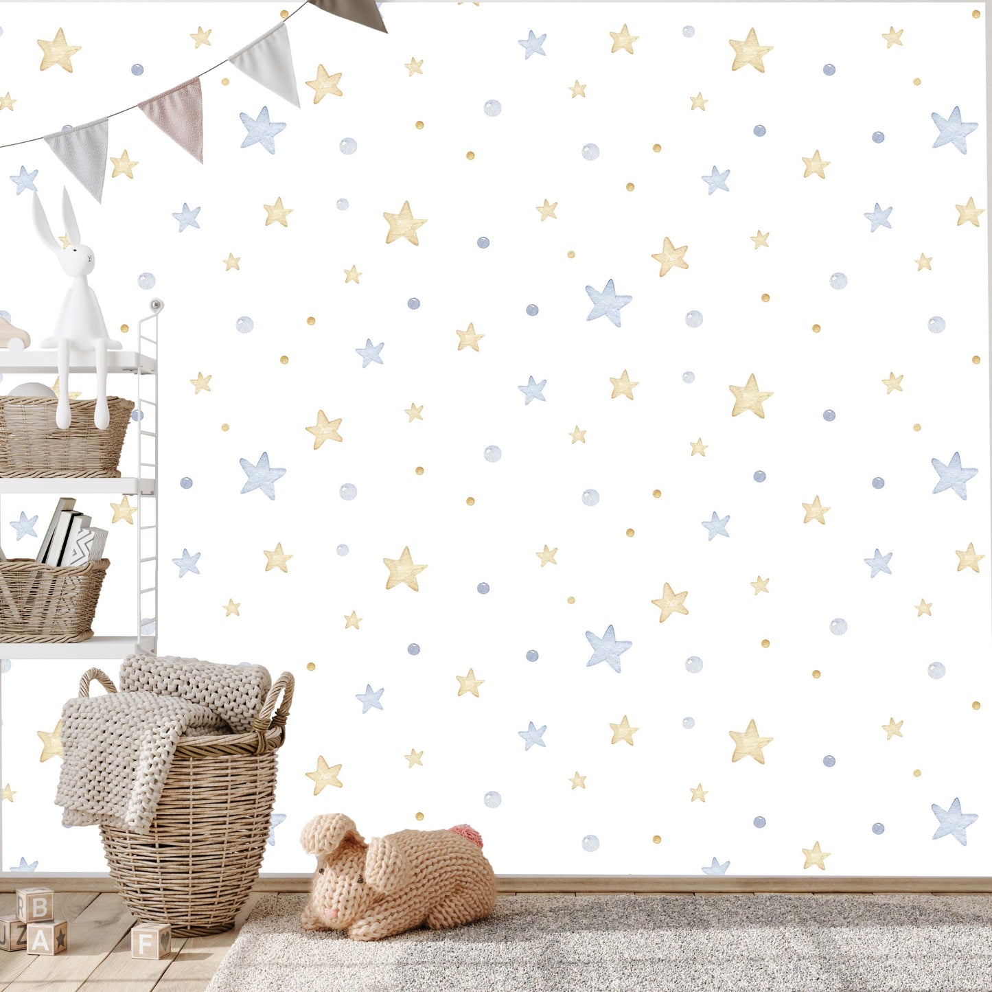Watercolor Stars and Dots | Kitchen + Metal