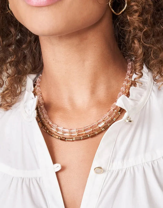 Rene Necklace 17" Bronze