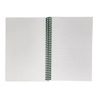 Wirebound 6X9 Lined Journal - Skiing