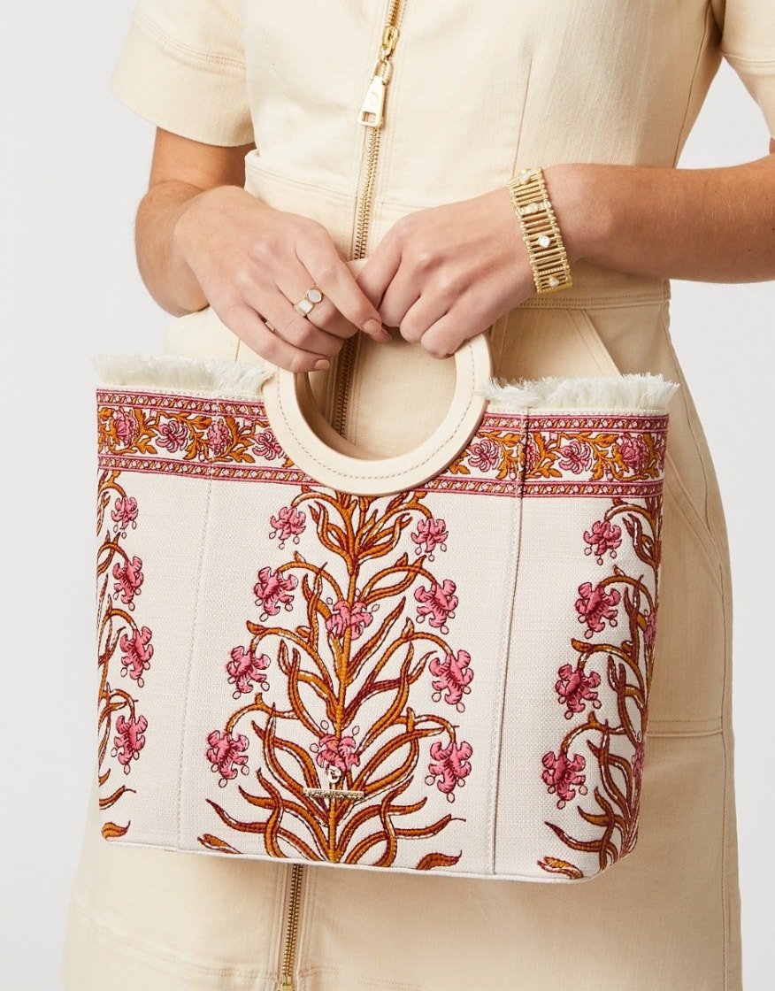 Resort Tote - Pepper Hall Woodblock