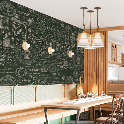 Herbal Medicine Wallpaper | Whimsical | Kitchen + Metal