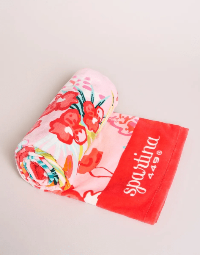 Retreat Beach Towel Flamingo Floral