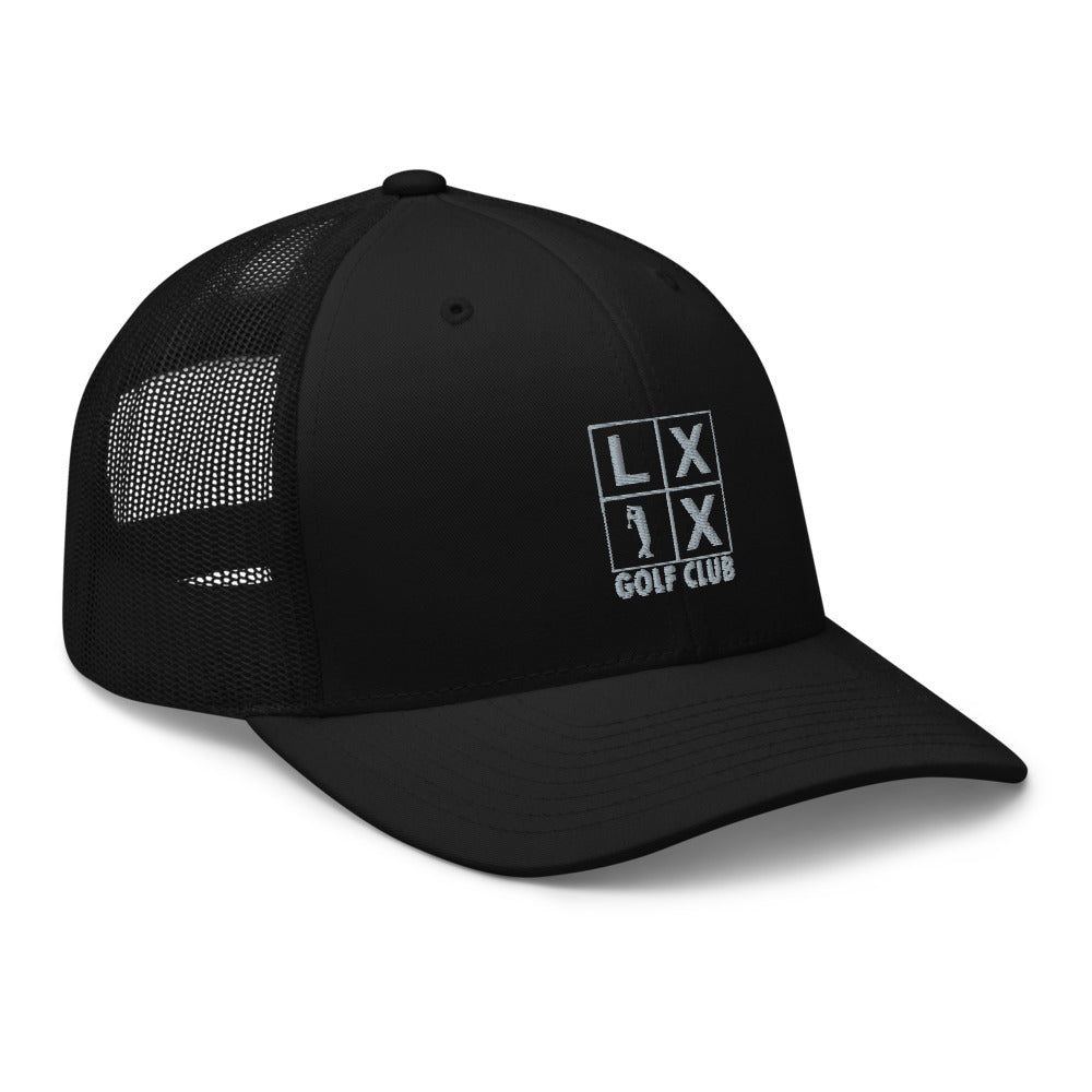 Four Box Logo Trucker Cap - Gray Logo