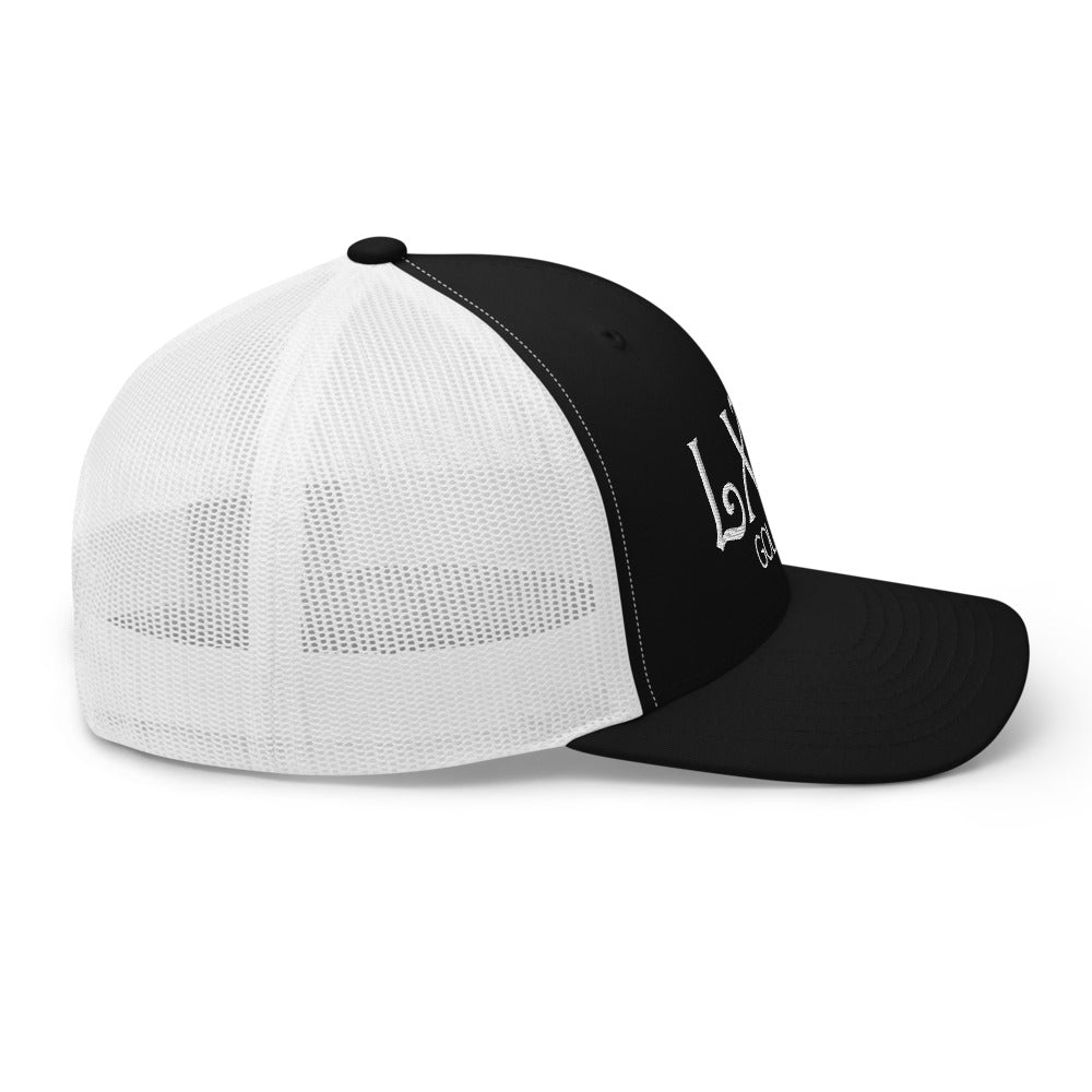 Curve Logo Trucker Cap - White Logo