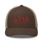 Curve Logo Trucker Cap - Red Logo